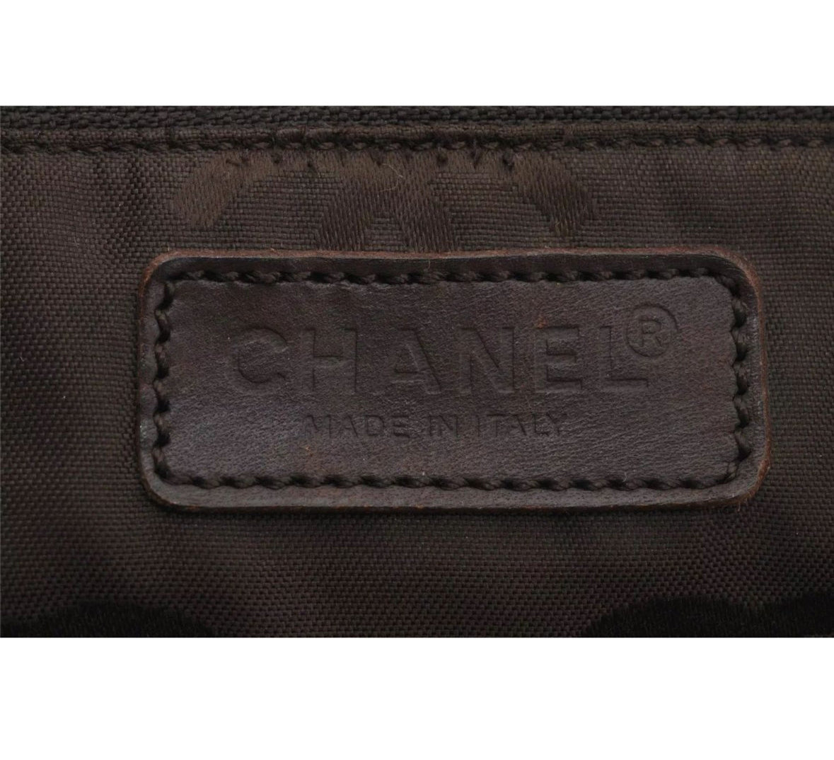 Chanel vintage suede turn lock bag